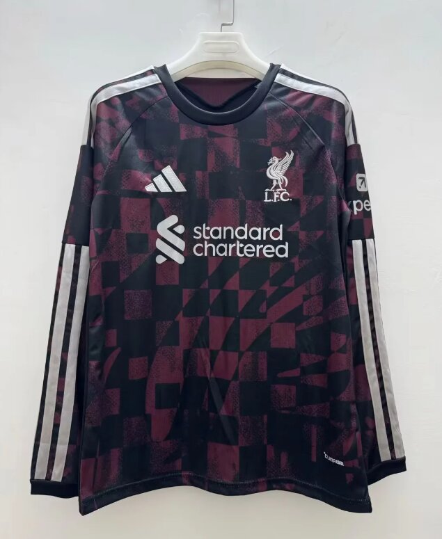 AAA Quality Liverpool 26/27 Third Black/Purple Long Jersey AAA Quality Liverpool 26/27 Third Black/Purple Long Jersey